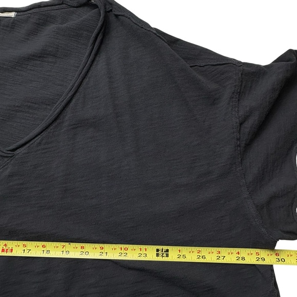 Free People We The Free Cally Tee Size S Oversized Cropped Lived-In Black Cotton - Picture 5 of 10